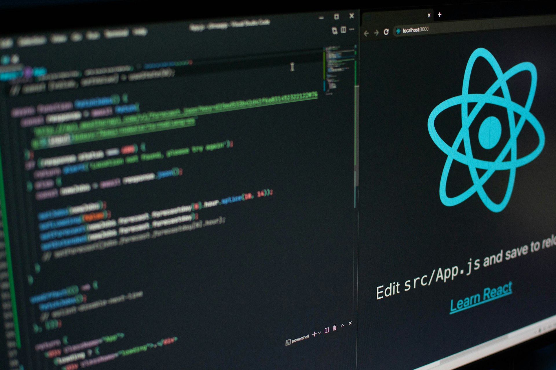 Diagramme d'optimisation des performances React montrant des métriques de chargement et des techniques de mémorisation
