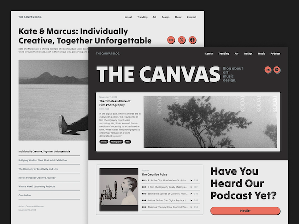 Blog Minimaliste